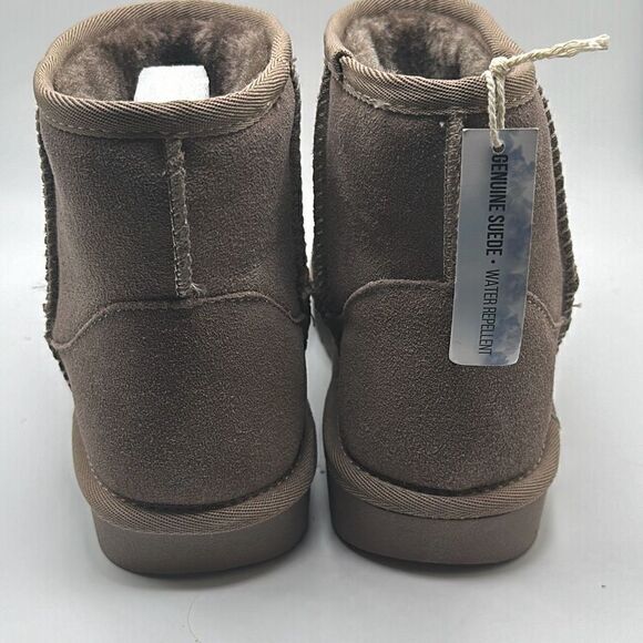 CUSHIONAIRE Women’s Cozy Boot 8 TAUPE - Picture 4 of 7